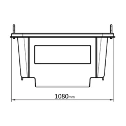 250 Litre Euro Crane Lift Mortar Tub -Excelsior Sales Store 1416 1027