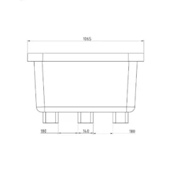 250 Litre Eco Tub -Excelsior Sales Store 1417 1033