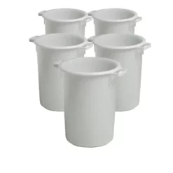 50 Litre Heavy Duty Bins, Pack Of 5 7 50 Litre Heavy Duty Bins, Pack Of 5 -Excelsior Sales Store 1666 1659