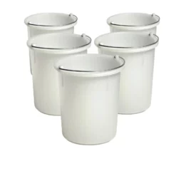 30 Litre Heavy Duty Bucket With Steel Handle, Pack Of 5