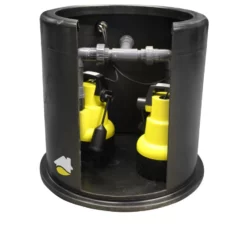 190 Litre Twin Pump Grey Water Pump Station, 6m Lift -Excelsior Sales Store 1913 2148