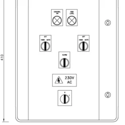 Dual Pump Control Panel 1 Phase -Excelsior Sales Store 21441 17956