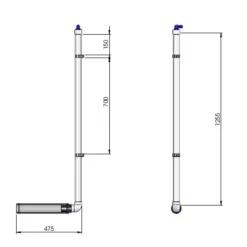 PIPE DIFFUSER 65mm X 400mm -Excelsior Sales Store 21458 17979