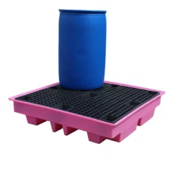 4 Drum Low Profile Spill Pallet Inpink