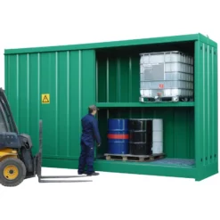 Steel Bunded IBC, Drum Store, DPU32-8, To Hold 32 Drums Or 8 IBC's