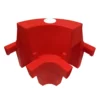 EVO Corner Section For Evo 1m And 1.5m Safety Barriers, Red 2 EVO Corner Section For Evo 1m And 1.5m Safety Barriers, Red -Excelsior Sales Store 2818 3835