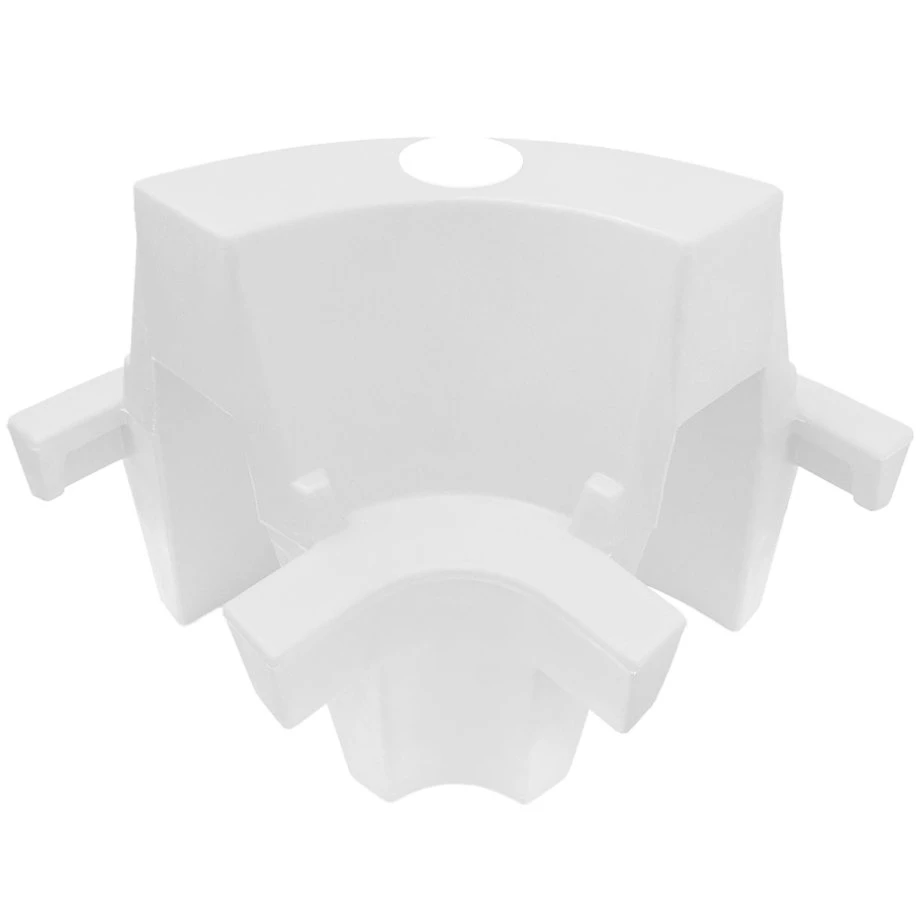 EVO Corner Section For Evo 1m And 1.5m Safety Barriers, White 4 EVO Corner Section For Evo 1m And 1.5m Safety Barriers, White - Image 2