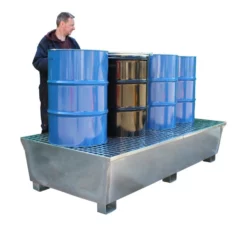 Galvanised Steel Double IBC Spill Pallet -Excelsior Sales Store 2995 4307