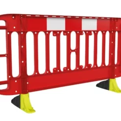 Titan 2 Metre Traffic Barrier With Anti Trip Hi-Vis Feet (40pk Pallet £51.50 Per Unit)