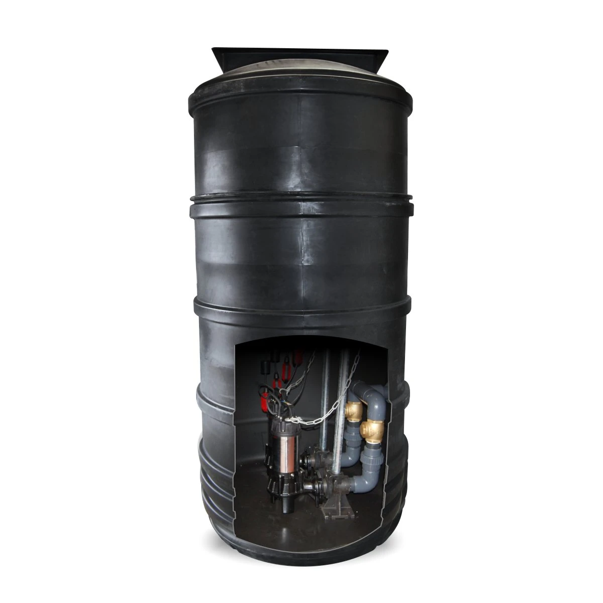Sewage Pumping Station, Twin Vortex Pumps, 3500 Litre Tank 3 Sewage Pumping Station, Twin Vortex Pumps, 3500 Litre Tank