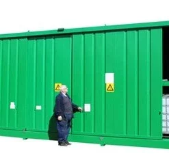 Steel Bunded IBC, Drum Store, DPU96-24, Holds 96 Drums Or 24 IBC's.