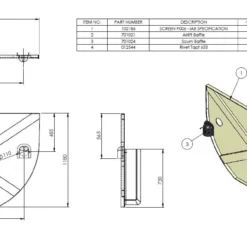 Biotec P6 Screen Assembly -Excelsior Sales Store 40647 19490