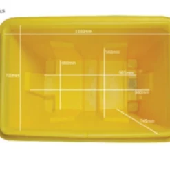 350 Litre Storage Portable Container With Lockable Lid -Excelsior Sales Store 45577 21222