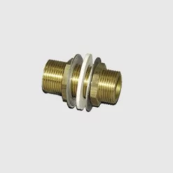 1 1/4' Screw Through Brass Threaded Connector