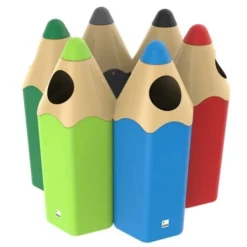 Novelty Pencil Shaped Bins - 70L