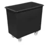 Excelsior 200 Litre Plastic Container / Trolley / Truck - Recycled Black -Excelsior Sales Store 4906 9123