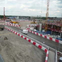 2 Metre Heavy Duty Road Barrier - Red -Excelsior Sales Store 4938 9209