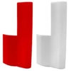 Pack (2) Heavy Duty Road Barrier End Stops - Red And White 2 Pack (2) Heavy Duty Road Barrier End Stops - Red And White -Excelsior Sales Store 4945 9262