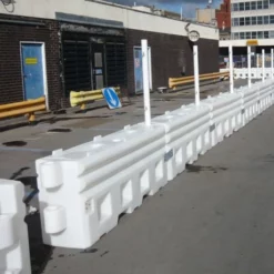 Maximum Safety Crash Barrier, 2 Metre - White -Excelsior Sales Store 4952 9293