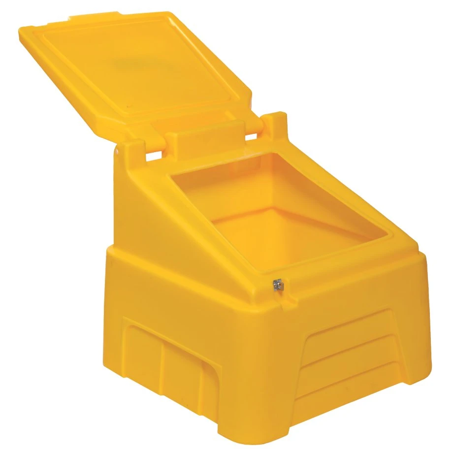 Excelsior 200 Litre Plastic Salt Bin, Yellow 4 Excelsior 200 Litre Plastic Salt Bin, Yellow - Image 2