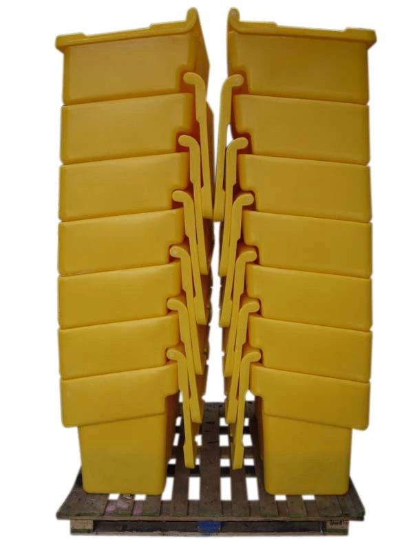 Excelsior 200 Litre Plastic Grit Bin, Yellow 6 Excelsior 200 Litre Plastic Grit Bin, Yellow - Image 4