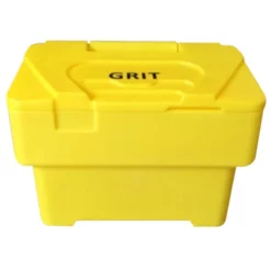Excelsior 115 Litre Plastic Grit Bin, Stackable, Yellow