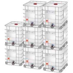 8 X 1000 Litre IBCs -Excelsior Sales Store 6742 15423