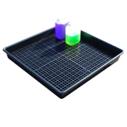 Spill Drip Tray With Grid Base, 100 Litre